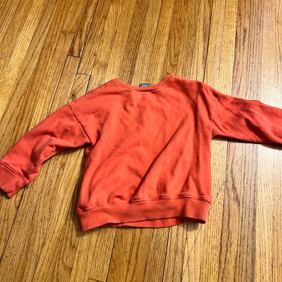 Next Sweatshirt Kids Toddler 3-4 Rainbow Orange Crew - Picture 2 of 4